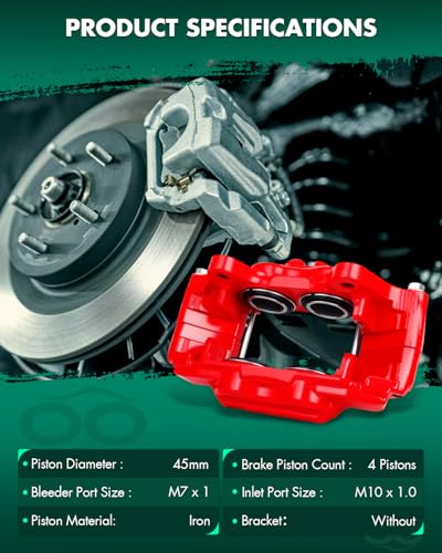 Image of SCITOO Front Left & Right Brake Calipers 19-2984 19-2985 Compatible For Toyota For 4runner 2003-2009,For Toyota For Tacoma 2005-2017