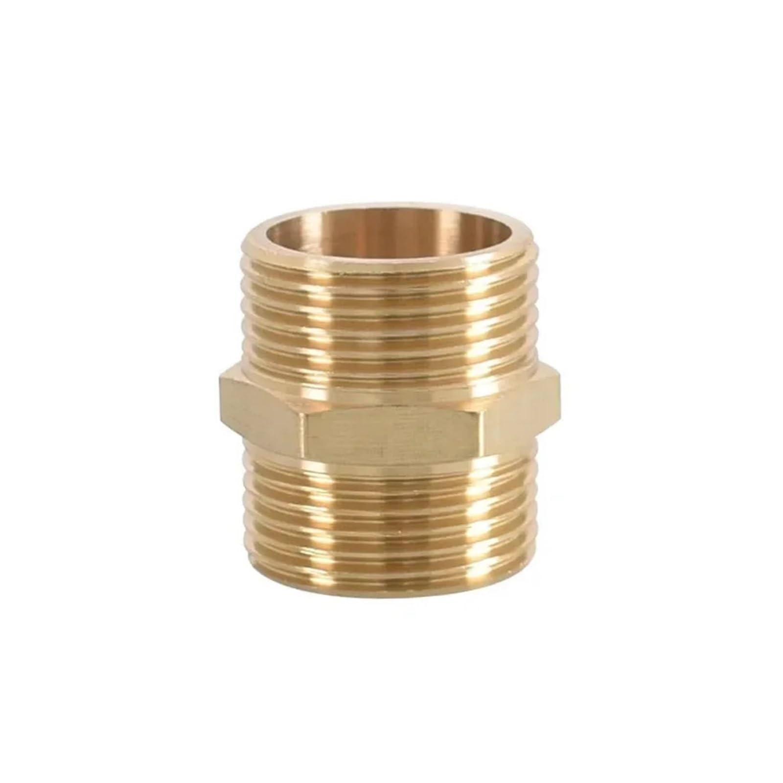 Szybkozłączka sześciokątna do rur mosiężnych 1/8" 1/4" 3/8" 1/2" 3/4" 1" z gwintem zewnętrznym wody, oleju, gazu(3l4 to 3l4,200 PCS)