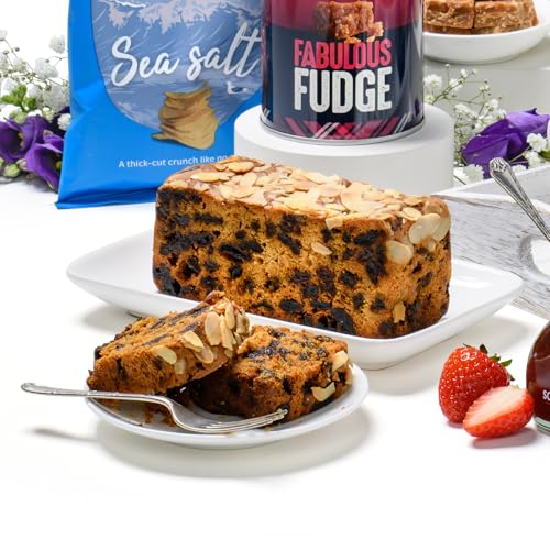 Hattie's Gifts Scottish Luxury Afternoon Tea Hamper - Christmas Food Gift for Family Includes Shortbread, Tea, Fudge, Dundee Cake, Crisps, Chocolate & Jam - Hamper & Gourmet Gifts for Women and Men - Image 5