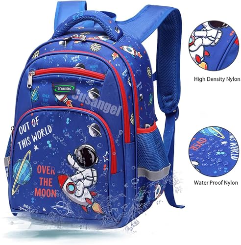 Image of Frantic Waterproof Polyester 26 L School Backpack School Bag Daypack Picnic Bag For Boys & Girl(4Zipper Parent)