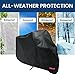Motorcycle Cover,WDLHQC Waterproof Motorcycle Cover All Weather Outdoor Protection,Oxford Durable & Tear Proof,Fit for 105 inch Motors