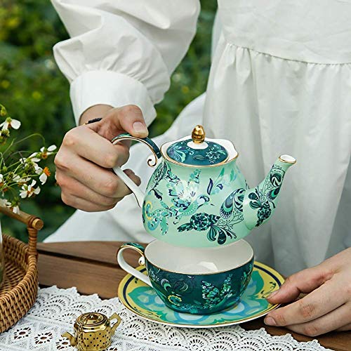 Con burbujas desmontables, tetera de calor, máquina de té perfecta, escritorio de oficina y vaso de regalo para té… - Imagen 5