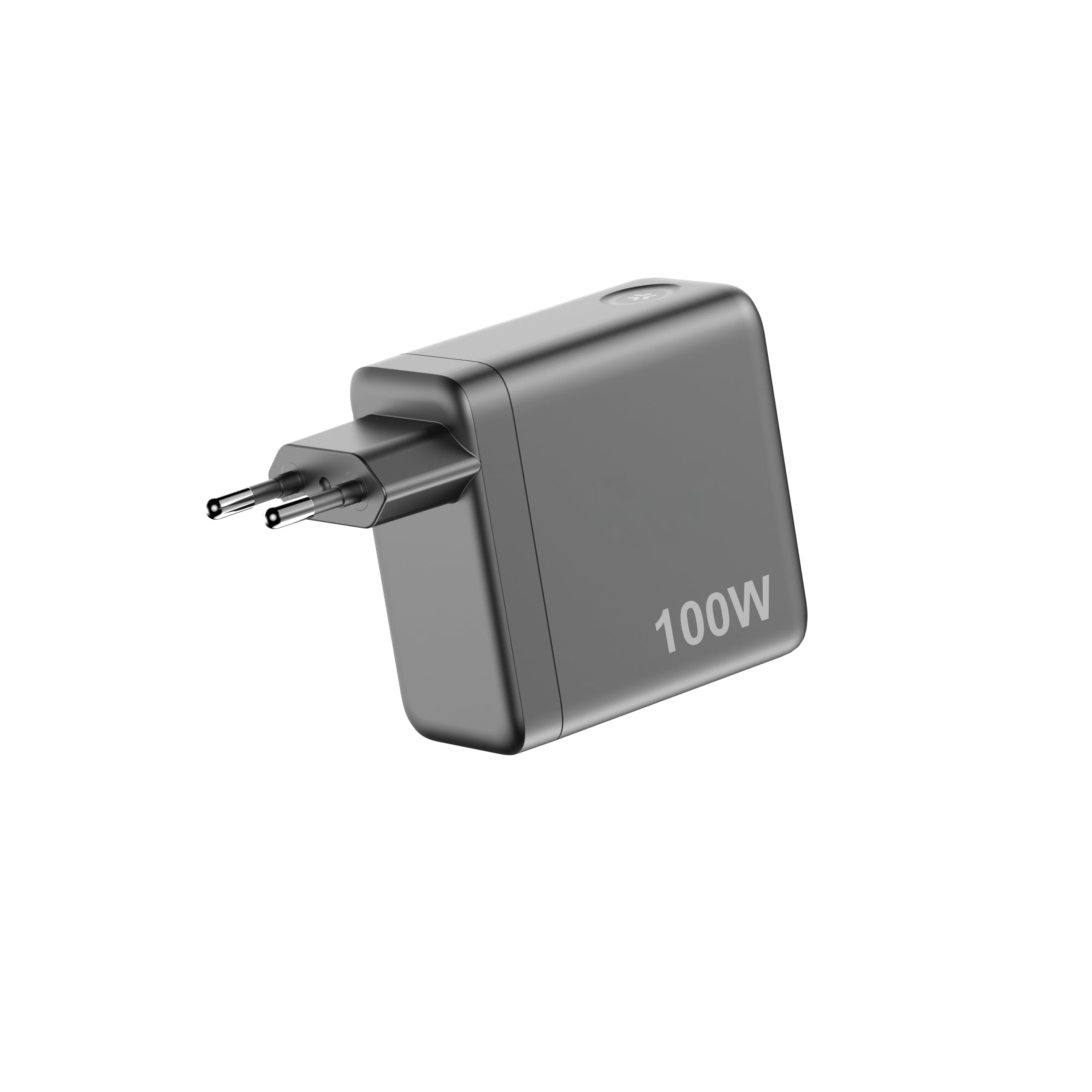 Celly - GaN Ladegerät 100 W mit LED-Display und 3 USB-C-/USB-A-Anschlüssen, ultraschnelles Aufladen für mehrere Geräte