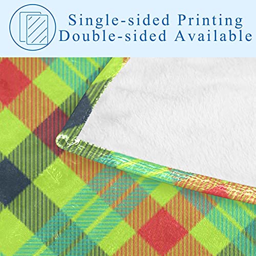 Plaid doux motif tartan écossais multicolore isolant et compact - 5