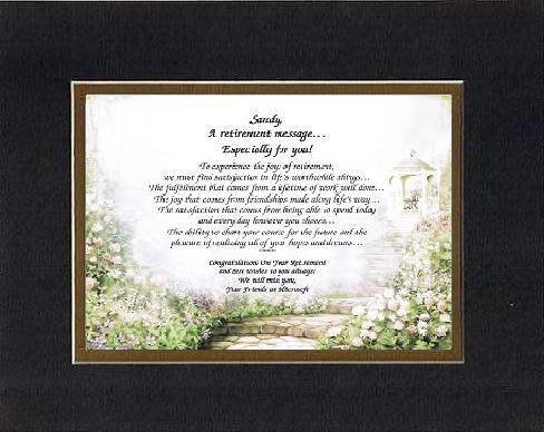 You Never Said Goodbye Bereavement Poem - 11x14 Inch Double Beveled Mat For Framing