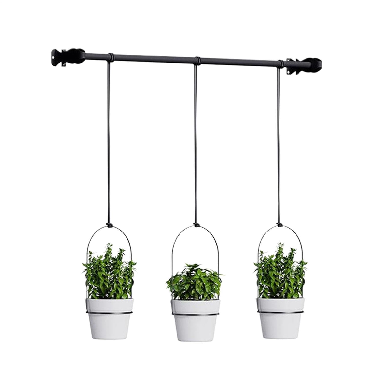 Pot de Jardinière suspendue pour fenêtre avec tige réglable