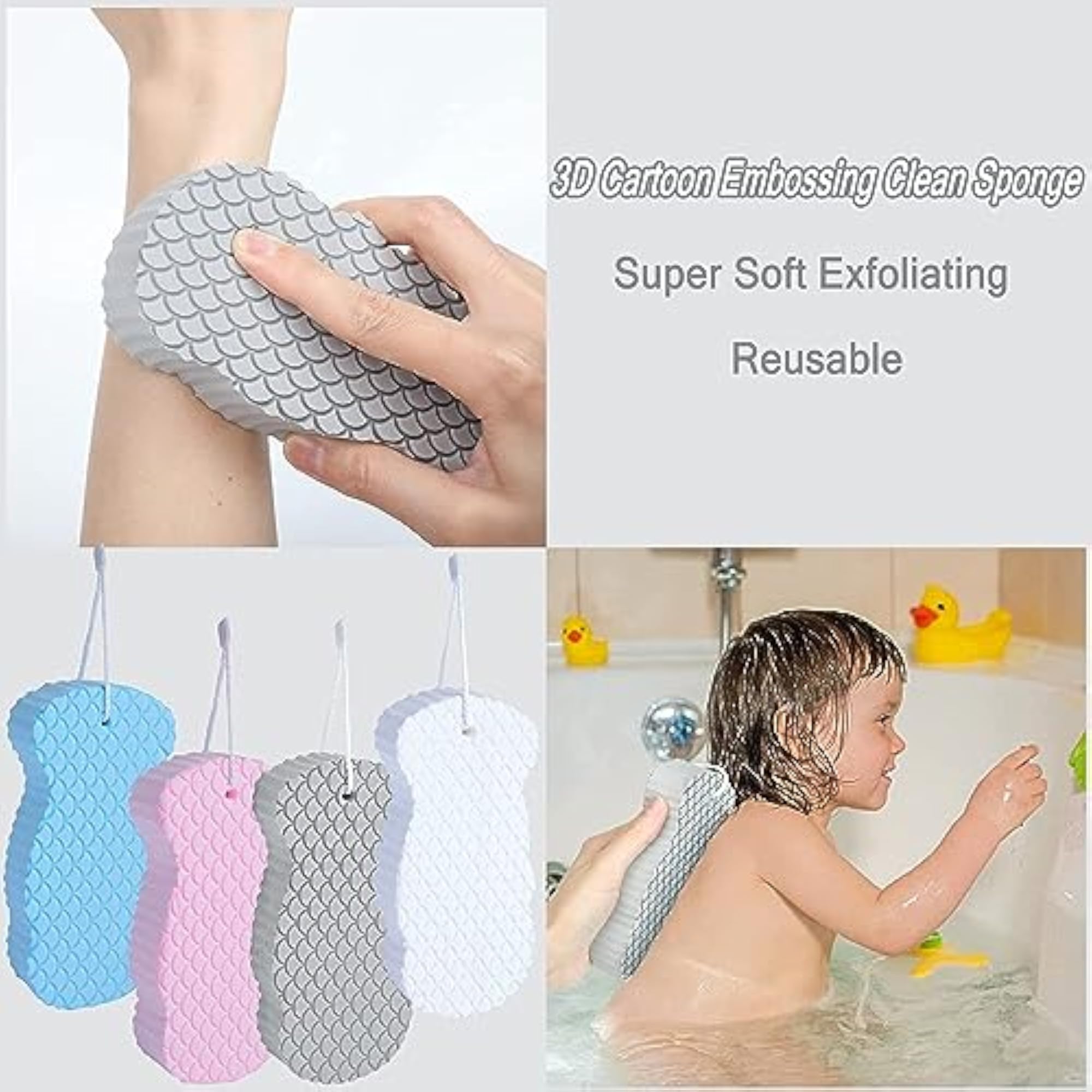 Ultra Soft Exfoliating Bath Sponge