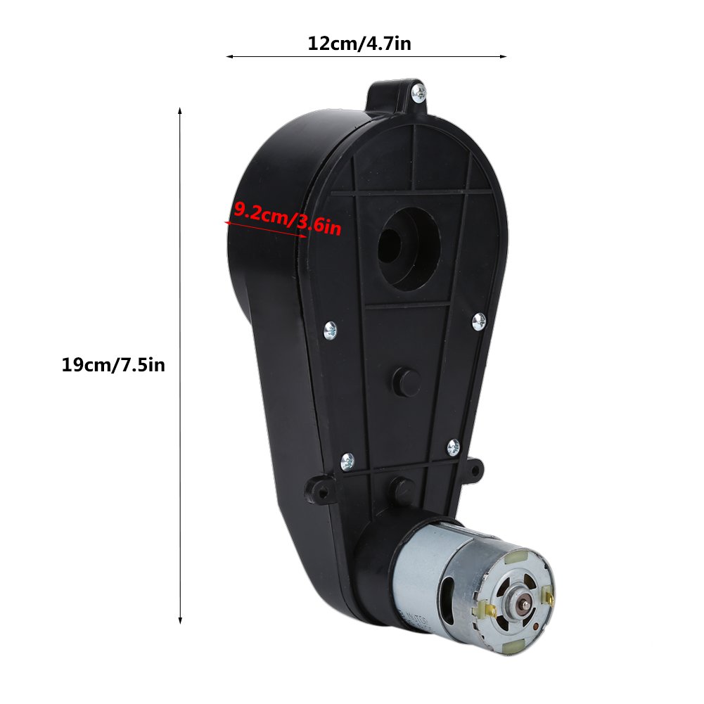Moteur Électrique 12V 30000RPM - Boîte Vitesses Pour Voiture Enfant, Karting - Pièce Rechange