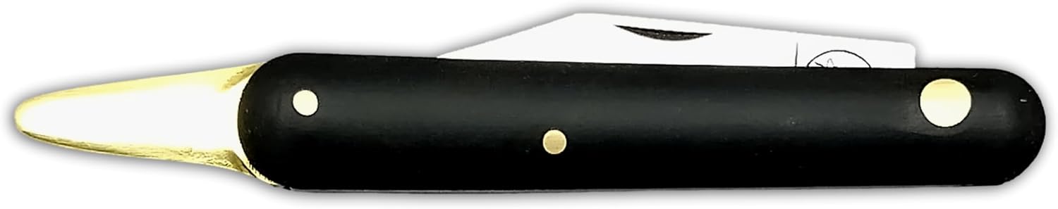 DUE BUOI 211 SU.SI. SP OT Professional Agriculture Pruning Grafting Knife for Budding Trimming Böhler K720 Carbon Steel Blade (Professional Knife NOT an EDC Pocket Knife)