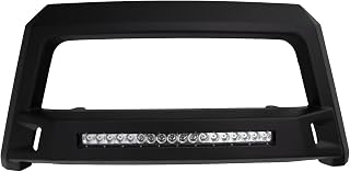 Lund 86521214 Revolution Bull Bar with Integrated LED Light Bar, Black Steel for 2007+ GM Trucks & SUV's