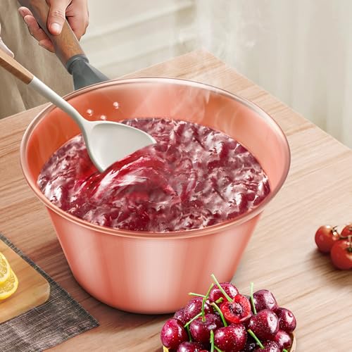 4.7-Quart Handmade Pure Copper Jam Pot