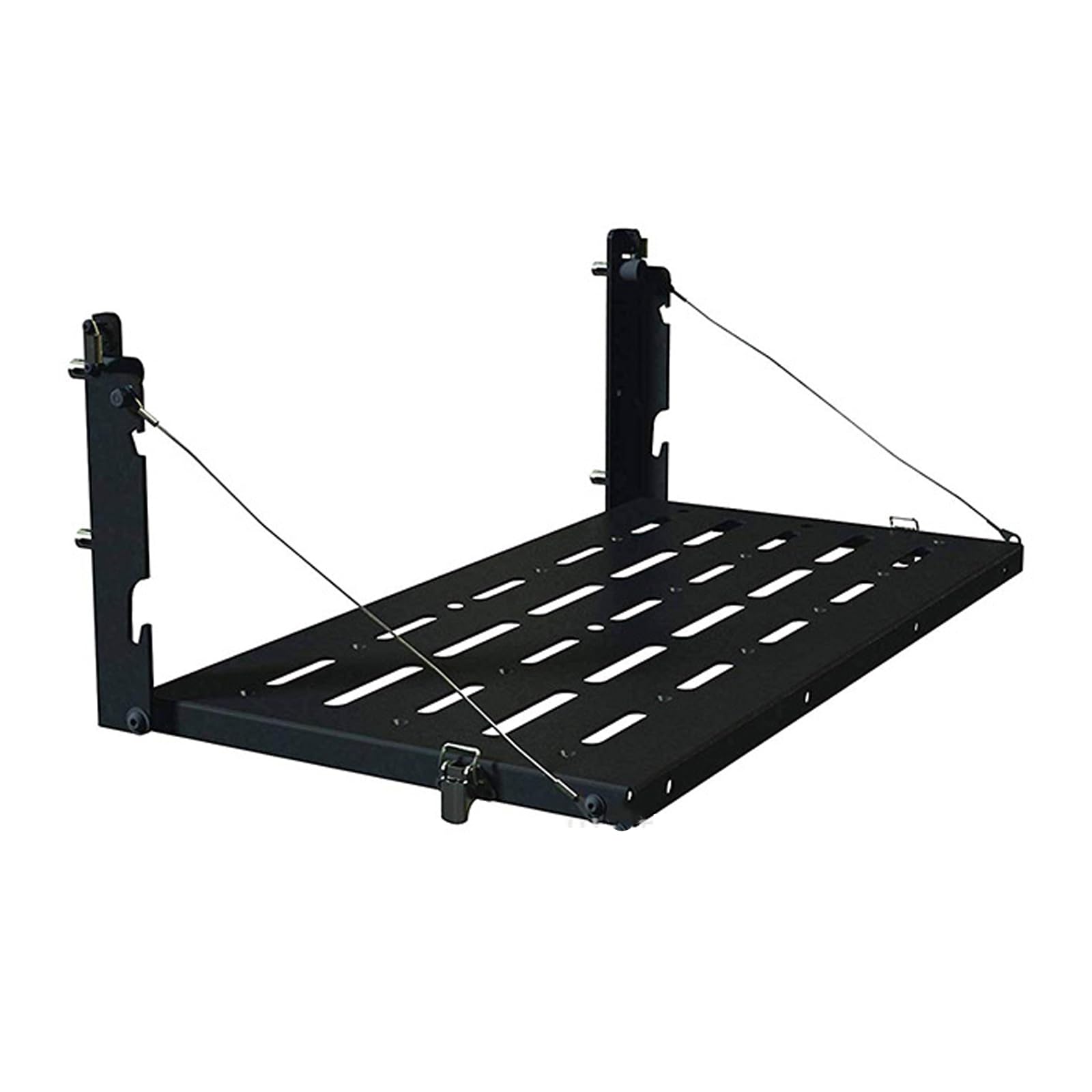 Estante de almacenamiento plegable para portón trasero para vehículos de aventura seleccionados