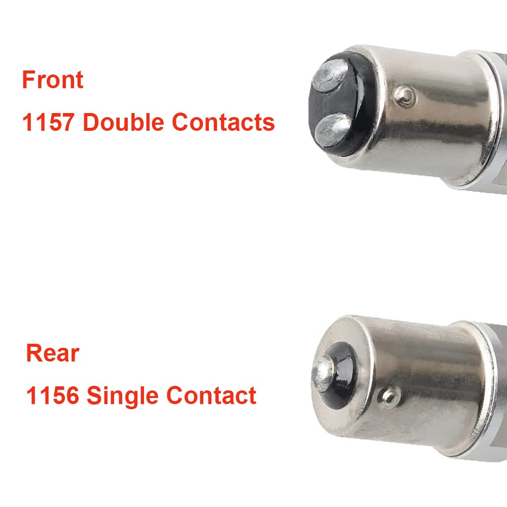 Riloer Motocykl LED Migające światło tylne 1156/1157 odpowiednie dla Harley Softail Dyna Sportster Touring Tri Glide
