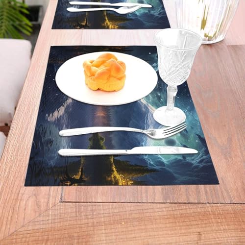 Sets de table lavables pour protéger la table des taches et chaleur - 5