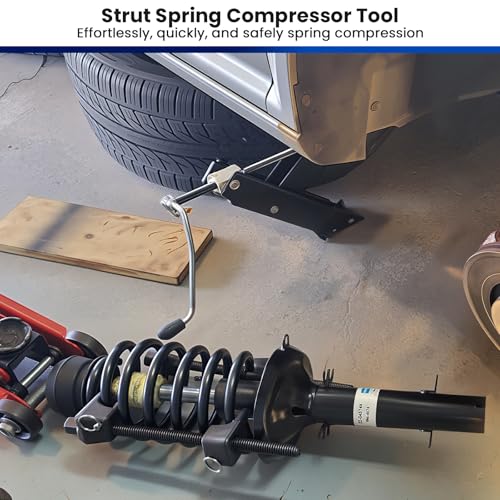 ATPEAM Profi Auto Federspanner Set 2tlg, Kfz Feder Spanner Werkzeug für Auto, Motorrad, Blau