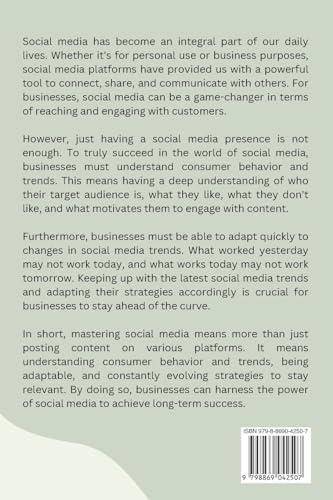 Mastering Social Media Harnessing Consumer Behavior and Trends for Business Success