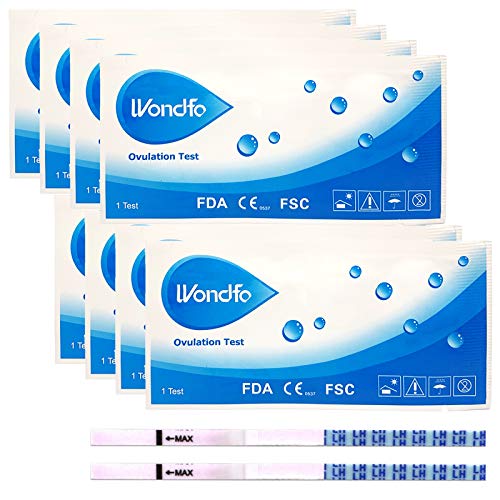 Wondfo LH Ovulation Strips Rapid Test Detection for Home Self-Checking - Reliable Ovulation Predictor Kit (25 Count) - W2-S25