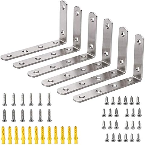 Hyber&Cara Heavy Duty Right Angle Bracket Set Cover