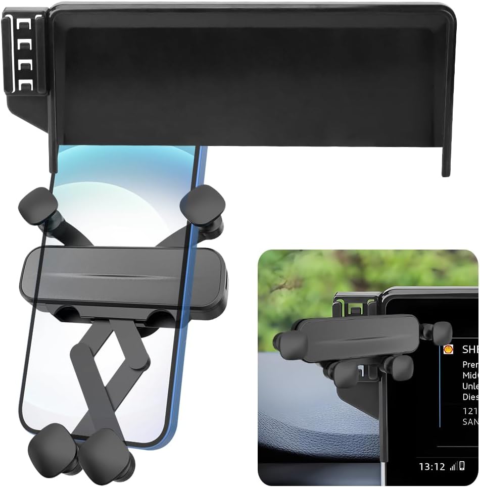 Car Phone Holder for Audi A4 2017-2019 ，Audi A5 2018-2019 ，Q5 2018-2020 Premium Plus，Prestige【8.3 inch Screen】 Auto Accessories Navigation Screen Bracket Interior Decoration Mobile Cell Phone