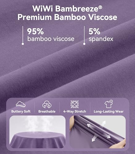 Image of WiWi Viscose from Bamboo Pajamas Set for Women Super Soft Short Sleeve Cooling Summer Plus Size Pjs Sets Sleepwear S-4X