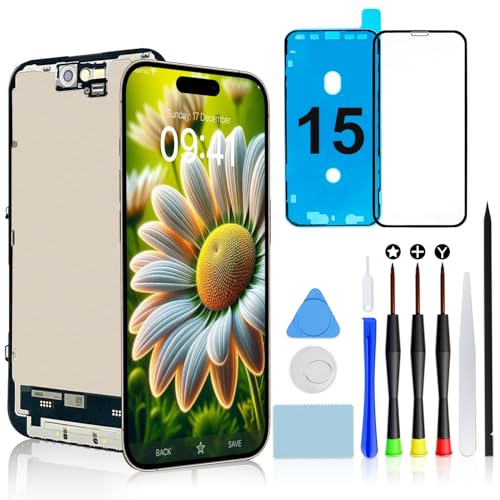 Image of for iPhone 15 Screen Replacement Kit, 6.1 inch FHD LCD Touch Display Assembly