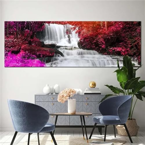 Diamond Painting Adulte Forêt Automne pour Décoration Murale Chambre et Salon