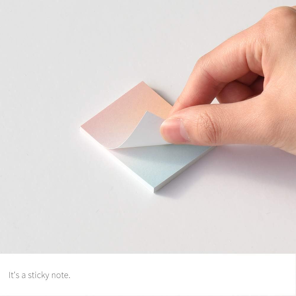 Monolike Color Palette Sticky Gradation 300 A Set 4P - Self-Adhesive Memo Pad 30 Sheets