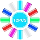 12Pcs Flea Comb for Cats Dogs, Cat Dog Flea Comb with Double Side Tooth, Flea Brush for Dogs Cats with Fine Tooth for Effective Flea Removal, Pet Flea and Tick Comb for Small Cats, Dogs, Kitten Indoor