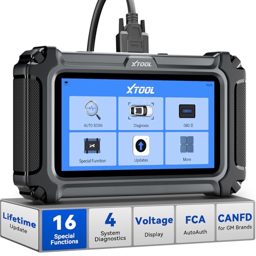 XTOOL D5S OBD2 Scanner with Touchscreen: Code Reader for Cars...