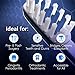 Emmi-dent Metallic/Professional 2-Pin Bristle-Head Attachments - Electric Toothbrush Replacement Heads. Cleans with Ultrasound Waves (Regular 4 Pack)