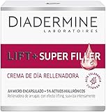Diadermine - Crema de Día Lift+ Super Rellenador, 50 ml, con micro cápuslas de Ácido Hialurónico, para pieles maduras, Acción antiarrugas