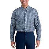 Haggar Mens Premium Comfort Classic Fit Wrinkle Resistant Dress Shirt