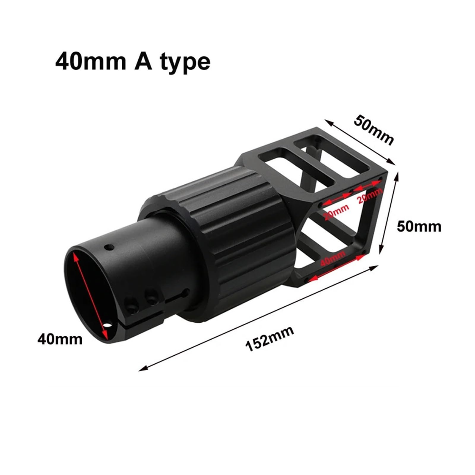 Compatibile con UAV, Clip Tubo Braccio Pieghevole Alluminio
