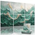 6-Pack Acoustic Wall Panels 72x48 Inch Decorative Acoustic Panels Sound Absorbing Wall Art for Studio Office Home Easy Installation