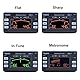 Rayzm Metronom-Tuner (Metro-Tuner) mit 3,5mm Kopfhörerbuchse für Musikinstrumente|Chromatisches Stimmgerät Tuner, Mic/Clip-on Tuning Optional, Line-in Abstimmung Flachstimmung für Gitarre/Bass