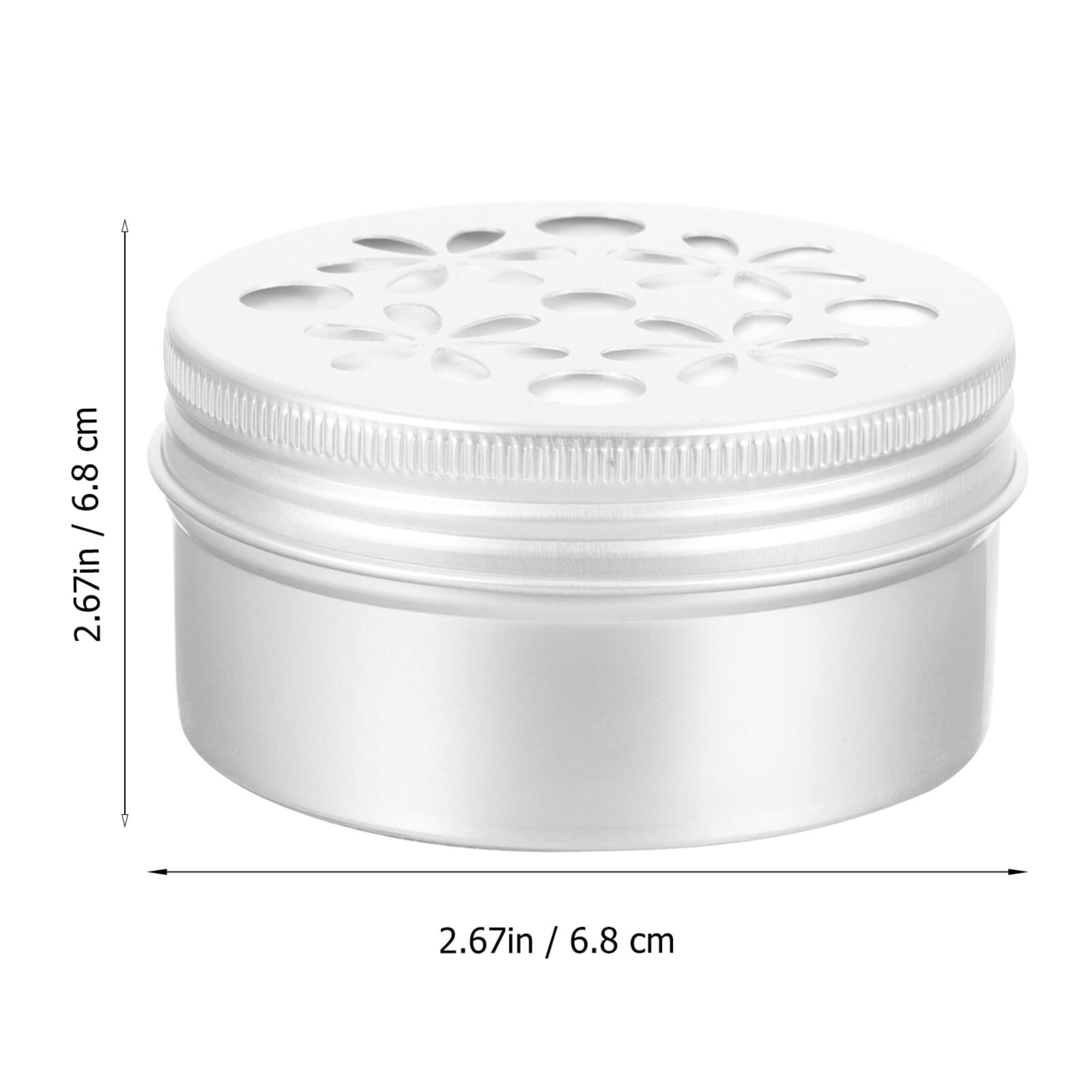 Happyyami Contenedor de Entrenamiento de Olfato para Perros 80ml 10uds | Aluminio Plata, Resistente al Desgaste Mordidas, Formato Compacto para Uso en Lotes de Diez