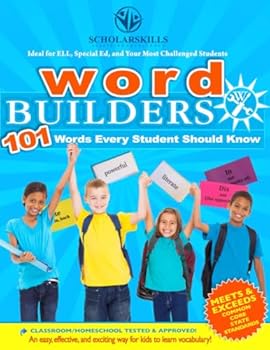Paperback Word Builders Illustrated (ScholarSkills Vocabulary Skills) Book