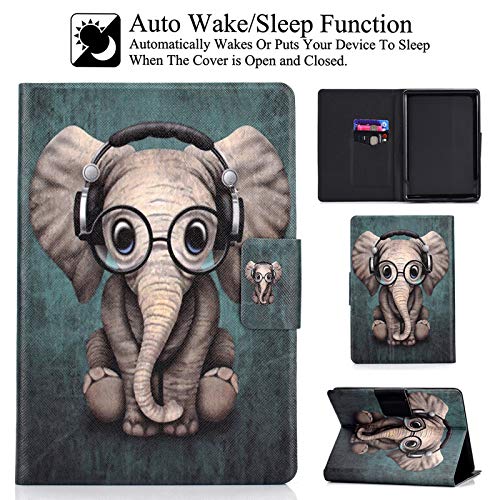 Artyond Case For Kindle Paperwhite 123, Pu Leather Folio Card Slots Case With Auto Sleep/Wake Cover For 6" Amazon Kindle Paperwhite (Fits All 2012, 2013, 2015 And 2016 Versions), Elephant #TOP1