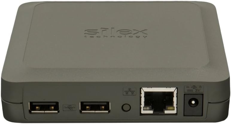 Silex DS-510 Ethernet LAN Grey print server