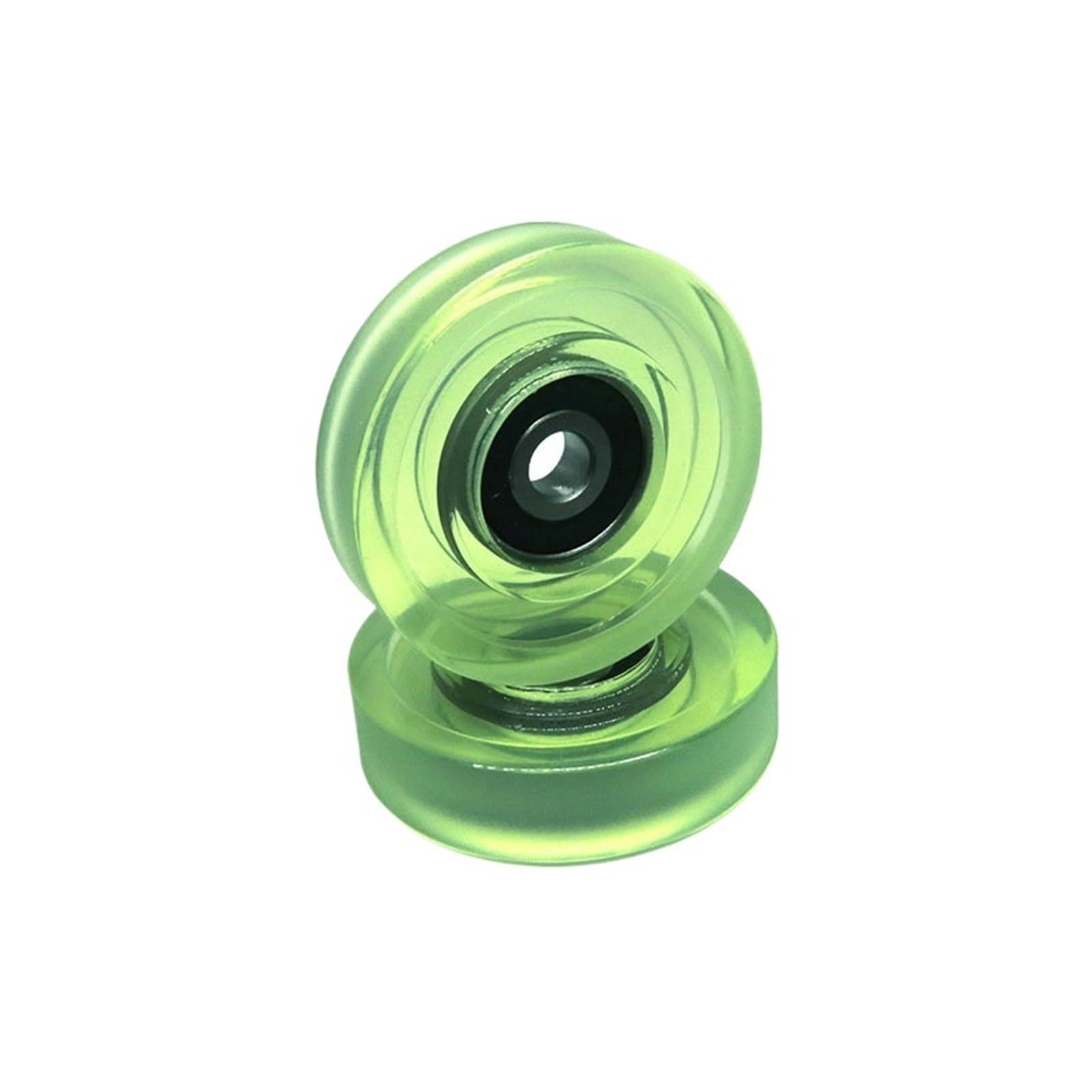 Lot de 5 rouleaux enduits de polyuréthane 6 x 40 x 10 avec roulement 626RS PU62640-10 40 mm de diamètre, trou de 6 mm, poulie de guidage plat en polyuréthane 6 x 40 10