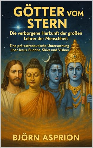 Götter vom Stern: Die verborgene Herkunft der großen Lehrer der Menschheit: Eine Prä-Astronautische Untersuchung über Jesus, Buddha, Shiva und Vishnu