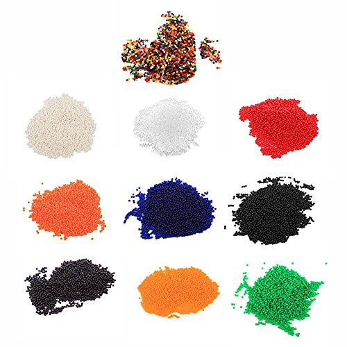 Bolas de água para cultivo, 10 cores, 3000 peças, cristal, solo, água, gel, para vasos, plantas, cas