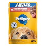 Pedigree Alimento Húmedo para Perro Adulto Res En Filetes 24 Sobres