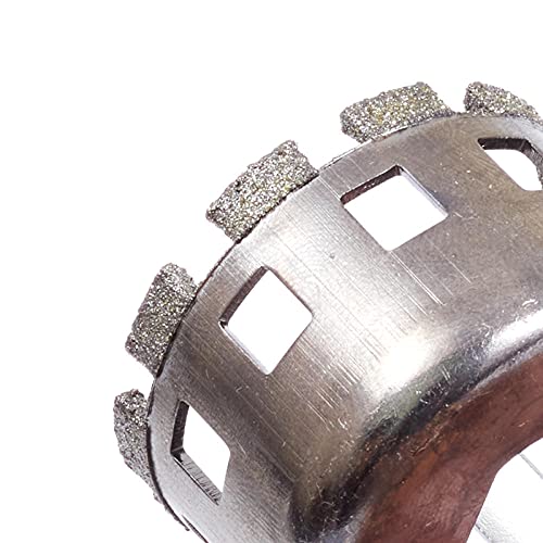 Set de 9 brocas diamantadas para taladro: 25 mm - 73 mm, para azulejos, mármol, vidrio y cerámica miniatura 6
