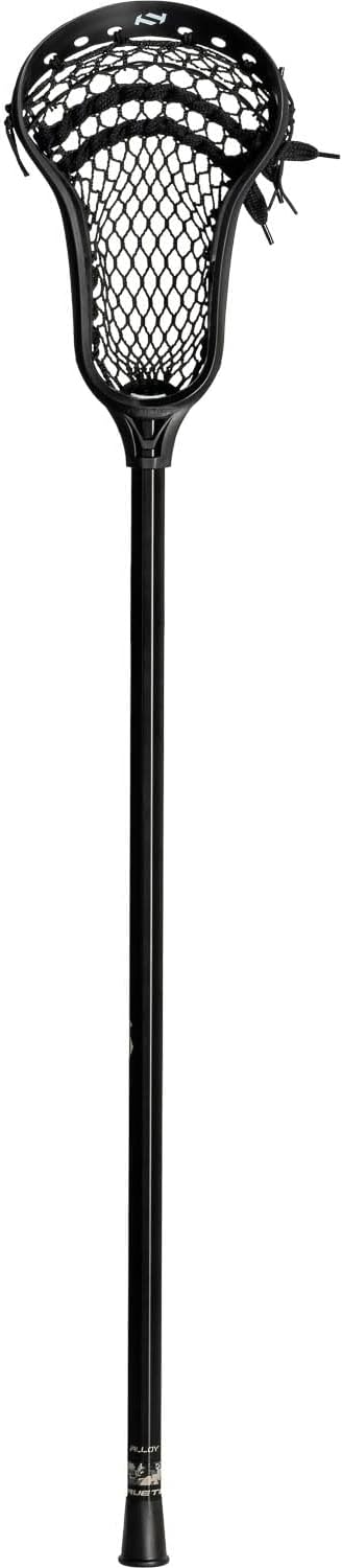 TRUE TEMPER Cadet Intermediate Alloy Complete Lacrosse Stick, Black/Black