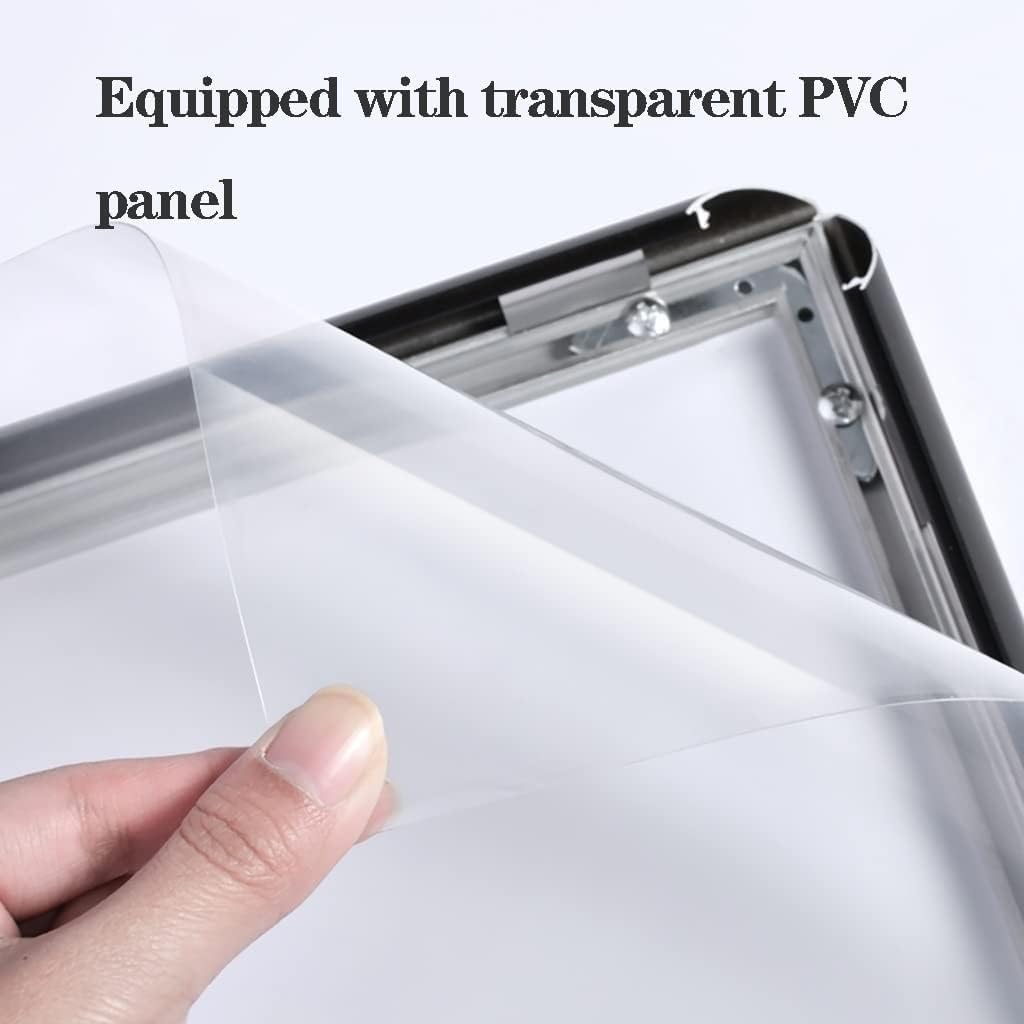 Soporte de póster de altura ajustable para formatos A3, A2, A4, vertical u horizontal, marco de clip dorado para carteles publicitarios y folletos