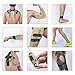 FitPoint Alpha Synthetic Kinesiology Tape, Ultra-Sticky Adhesive Athletic Tape, 40 Count Precut Strips 2 Rolls, Pain Relief & Joint Support, Elastic Kinesio Tape for Knee, Wrist, Ankle, Jet Black