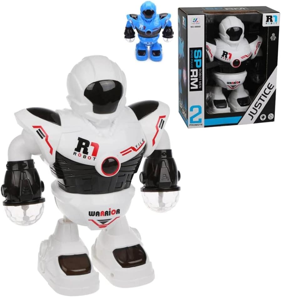 Htm B/O Robot With Light MUSics Blue, 6978945623568