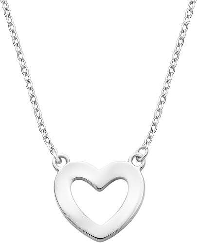 Sofia Milani - Collier pour Femme en Argent 925 - avec Pendentif en Forme de Cœu