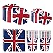 Eren Set di stoviglie con Bandiera Britannica da 68 Pezzi | Il Kit di stoviglie a Tema Bandiera Britannica Include 16 Tazze, 20 tovaglioli e 32 Piatti | Queens Jubilee 2022 Decorazioni per Feste